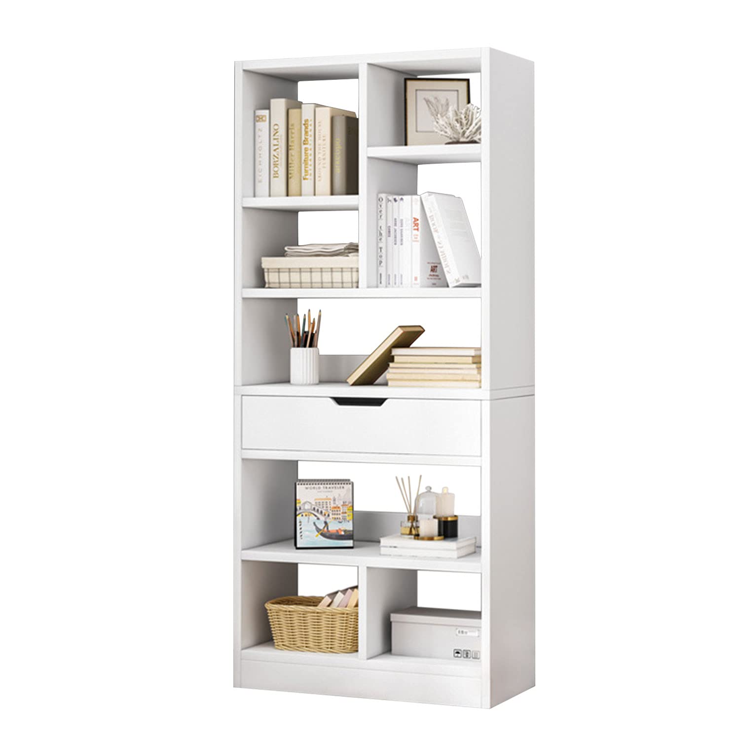Amazon.com: IOTXY Wooden Open Shelf Bookcase - 61